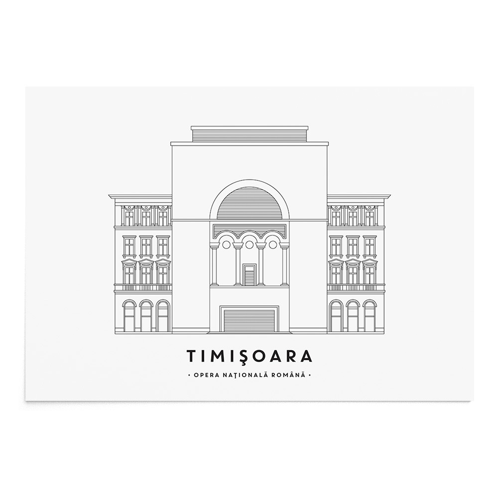 Art Print Opera Nationala Timisoara