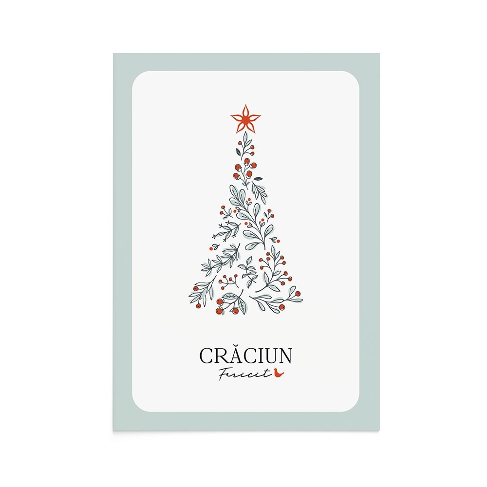 Felicitare Craciun Christmas Tree