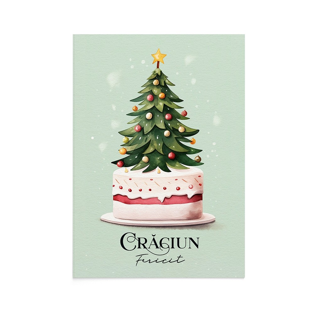 Felicitare Craciun Playful Christmas Tree