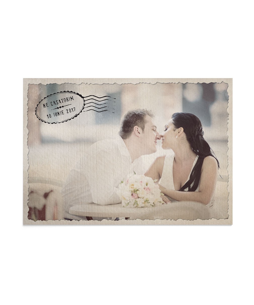Invitatie de nunta Postcard Stamp 