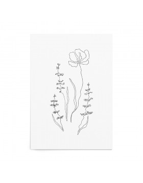 Art Print Wildflowers