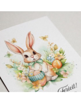 Felicitare Paste Easter Rabbit