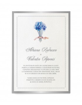 Invitatie de nunta Delicate Lavender