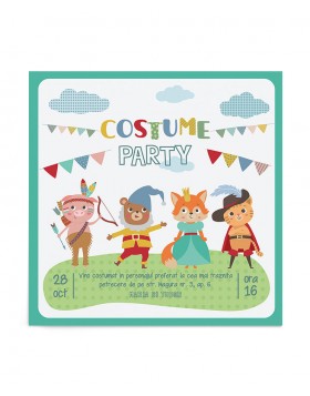 Invitatie petrecere Costume Party