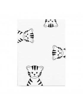 Art Print Peeking Tigers