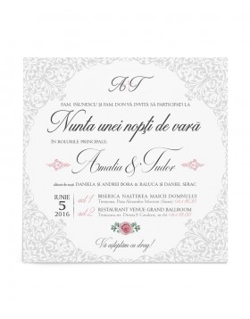 Invitatie de nunta Regal Lace
